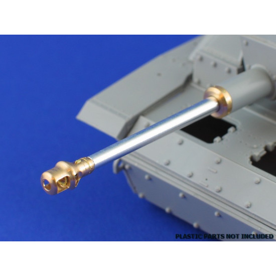 German StuK.40 L/48 7,5cm barrel with early model muzzle brake for StuG.III Ausf.F/8 1/35 Aber 35-L58 German StuK.40 L/48 7,5cm barrel with early model muzzle brake for StuG.III Ausf.F/8 1/35 Aber 35-L58