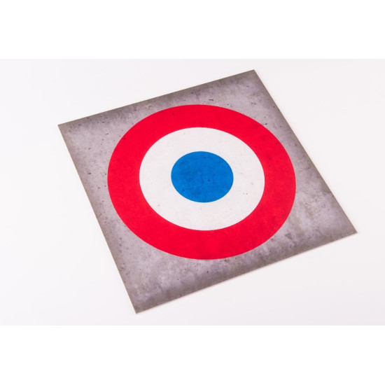 Kelik Ks48025 1/48 France Roundel Acrylic 3 Mm 240/240 Mm 190g