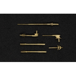 Mini World 7292 1/72 Pitots, Antennas And Cannon Barrels For Mig-23 Ml /Mla