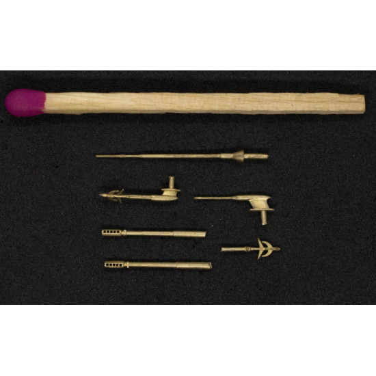 Mini World 7292 1/72 Pitots, Antennas And Cannon Barrels For Mig-23 Ml /Mla