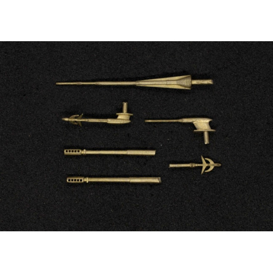 Mini World 7293 1/72 Pitots, Antennas And Cannon Barrels For Mig-23 Mld