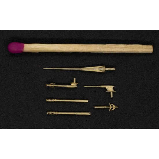 Mini World 7293 1/72 Pitots, Antennas And Cannon Barrels For Mig-23 Mld