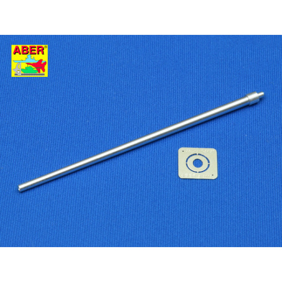 Russian 57mm ZIS-4 tank barrel for T-34/76 model 1941 1/35 Aber 35-L73