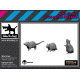 Black Dog 3d16014 1/16 Rats 3pcs 3d Printed