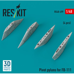 Reskit Rs48-0499 1/48 Pivot Pylons For Fb-111 4 Pcs 3d Printed