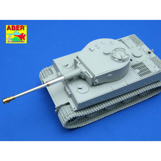 German 88 mm KwK 36 L/56 Barrel with late muzzle brake for Tiger I middle & late 1/35 Aber 35-L78 German 88 mm KwK 36 L/56 Barrel with late muzzle brake for Tiger I middle & late 1/35 Aber 35-L78