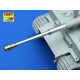 German 88 mm KwK 36 L/56 Barrel with late muzzle brake for Tiger I middle & late 1/35 Aber 35-L78 German 88 mm KwK 36 L/56 Barrel with late muzzle brake for Tiger I middle & late 1/35 Aber 35-L78