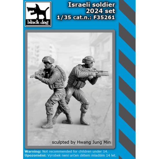 Black Dog F35261 1/35 Israeli Soldiers 2024 Set 2 Figures