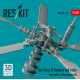 Reskit Rsu48-0351 1/48 Sea King 5 Blades Tail Rotor For Airfix Hasegawa Kit 3d Printed