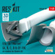 Reskit Rsu48-0385 1/48 F/A-18 Hornet A B C D Cf-18 Air Intakes For Kinetic Kit 3d Printed