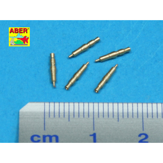 Set of 5 pcs. German Tank MG 34 machine guns tips barrels for turret mount 1/35 Aber 35-L83 Set of 5 pcs. German Tank MG 34 machine guns tips barrels for turret mount 1/35 Aber 35-L83