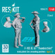 Reskit Rsf48-0073 1/48 F-105 F G Thunderchief Male Pilots In A Standing Position Type 2 2 Pcs 3d Printed Reskit Rsf48-0073 1/48 F-105 F G Thunderchief Male Pilots In A Standing Position Type 2 2 Pcs 3d Printed