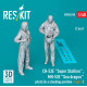 Reskit Rsf48-0080 1/48 Ch-53e Super Stallion Mh-53e Sea Dragon Pilots In A Standing Position Type1 2pcs 3d Printed