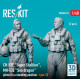 Reskit Rsf48-0081 1/48 Ch-53e Super Stallion Mh-53e Sea Dragon Pilots In A Standing Position Type2 2pcs 3d Printed