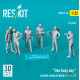 Reskit Rsf32-0076 1/32 One Busy Day Carrier Crew On Deck Scene2 6pcs 3d Printed