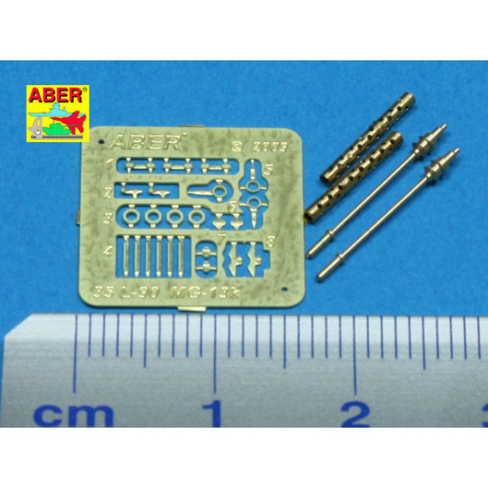 Set of 2 barrels for German machine guns MG13k 1/35 Aber 35-L90