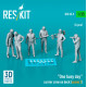 Reskit Rsf35-0009 1/35 One Busy Day Carrier Crew On Deck Scene2 6pcs 3d Printed