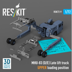 Reskit Rsk72-0009 1/72 Mhu-83 D/E Late Lift Truck Upper Loading Position 3d Printed Model Kit