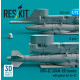 Reskit Rs72-0492 1/72 Gbu-62 Jdam-er Bombs With Pylons For Su-27 Flanker 2 Pcs 3d Printed