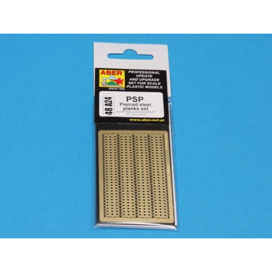 PSP (Pierced steel planks) set Aber for diarams 1/48 Aber 48-A24 PSP (Pierced steel planks) set Aber for diarams 1/48 Aber 48-A24