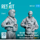 Reskit Rsf72-0069 1/72 Ch-53e Super Stallion Mh-53e Sea Dragon Pilots In A Standing Position Type1 2pcs 3d Printed