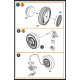 Clear Prop Cpa72163 1/72 F-86a Wheel Set Type 1 For Cp Kits