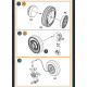 Clear Prop Cpa72164 1/72 F-86a Wheel Set Type 2 For Cp Kits