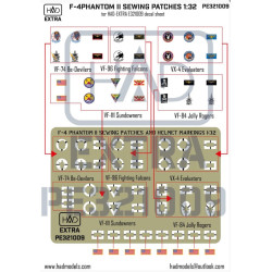 Had Models Pe321009 1/32 F-4 Phantom 2 Sewing Patches Vf-84 Vf-111 Vf-74 Vf-96 Vx-4 Photo-etched Part