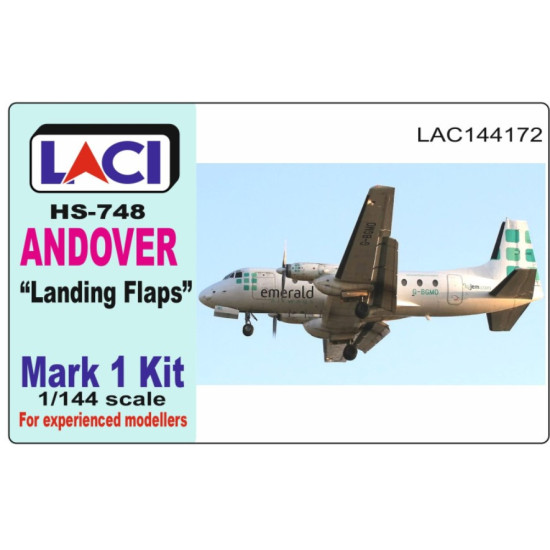 Laci 144172 1/144 Landing Flaps For Hs 748 Andover For Mark 1 Kit