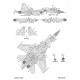 Foxbot 48-093 1/48 Stencils For Ukrainian Su-27 And Su-27ub For Academy Eduard Great Wall Hobby Hobbyboss Kitty Hawk Kits