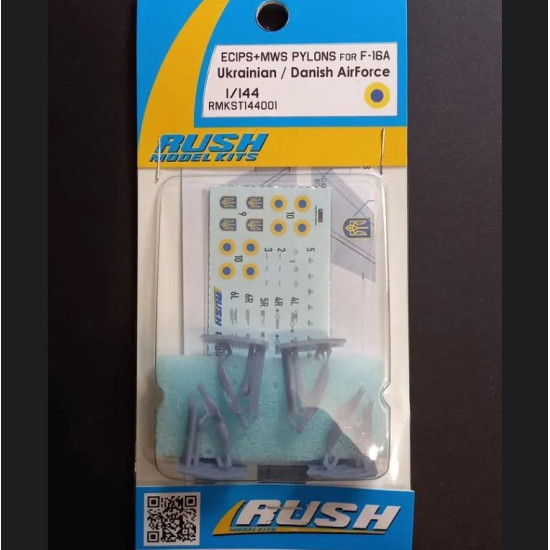 Rush Model Kits St144001 1/144 Ecips Pylon For F-16a 4 Arrival Set Decal Rmkd144021 Rush Model Kits St144001 1/144 Ecips Pylon For F-16a 4 Arrival Set Decal Rmkd144021