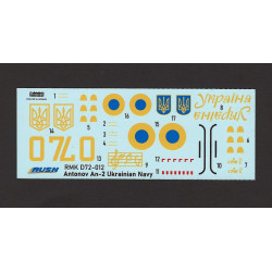 Rush Model Kits D72012 1/72 Antonov An-2 Ukrainian Navy