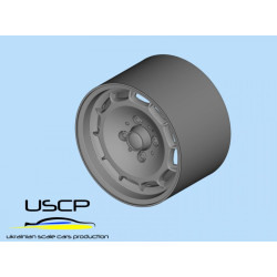 Uscp 24p008 1/24 Resin Wheels 14inch For Bmw 2002 Turbo