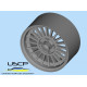 Uscp 24p081t 1/24 Resin Wheels 14inch And Tires For Alpina