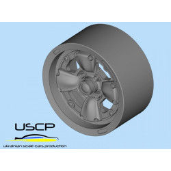 Uscp 24p083 1/24 Resin Wheels 14inch For Gotti 4-spoke