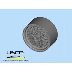 Uscp 24p084 1/24 Resin Wheels 14inch For Bbs 2-piece