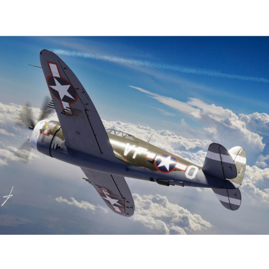 Dora Wings 48055 1/48 Republic P-47c-2 Thunderbolt Plastic Model Kit