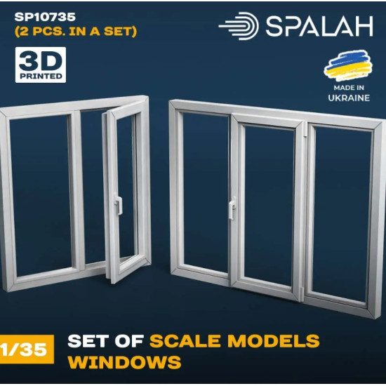 Spalah 10735 1/35 Windows 2 Pcs Set Of Scale Models