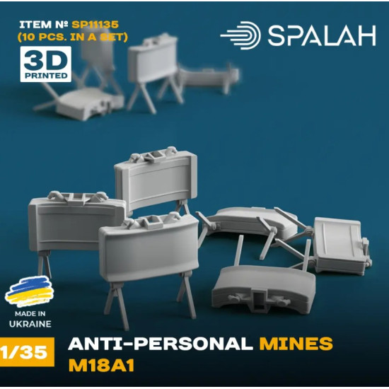 Spalah 11135 1/35 Anti Personnel Mines M18a1 10 Pcs Set Of Scale Models