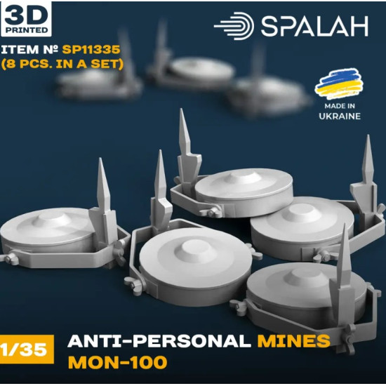 Spalah 11335 1/35 Anti Personnel Mines Mon 100 8 Pcs Set Of Scale Models