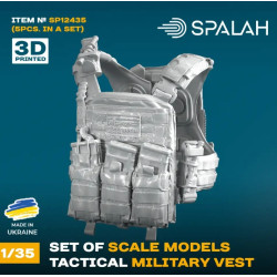 Spalah 12435 1/35 Tactical Military Vest 5 Pcs Set Of Scale Models