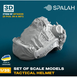 Spalah 12635 1/35 Tactical Helmet 5 Pcs Set Of Scale Models