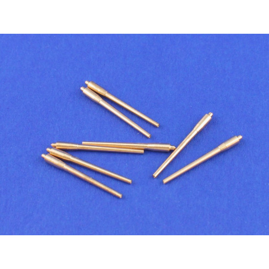 Set of 8 pcs 380 mm long barrels for ships Richelieu, Jean Bart) 1/700 Aber 700-L01