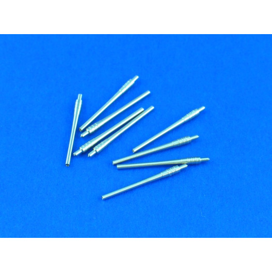 Set of 9 pcs 460 mm barrels for ships Yamato, Musashi 1/700 Aber 700-L05