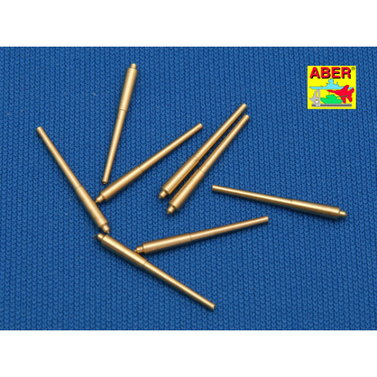 Set of 8 pcs 381 mm long barrels for ship Hood 1/700 Aber 700-L08