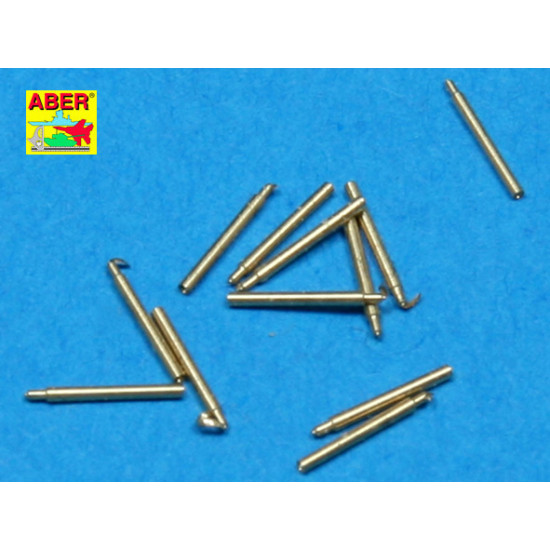 Set of 12 pcs 140 mm barrels for ship Hood 1/700 Aber 700-L10