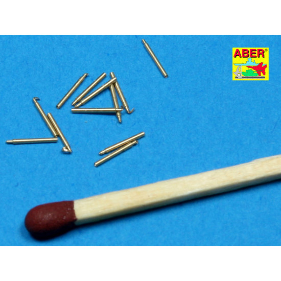 Set of 12 pcs 140 mm barrels for ship Hood 1/700 Aber 700-L10