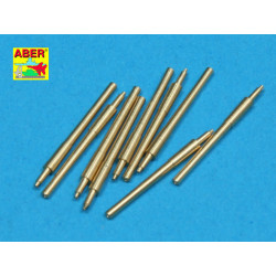 Set of 9 pcs 406 mm barrels for ships Nelson Rodney 1/700 Aber 700-L18