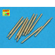 Set of 9 pcs 406 mm barrels for ships Nelson Rodney 1/700 Aber 700-L18