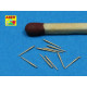 Set of 10pcs 120 mm barrels for Royal Navy ships 1/700 Aber 700-L20